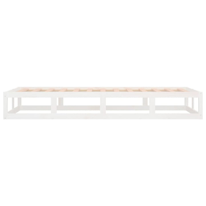sengeramme 100x200 cm massivt træ hvid