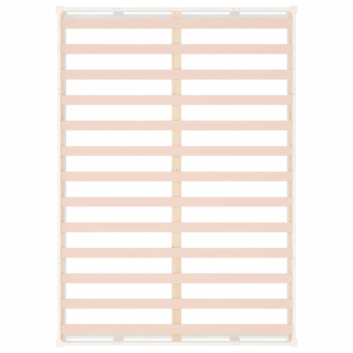 sengeramme 120x200 cm massivt træ hvid