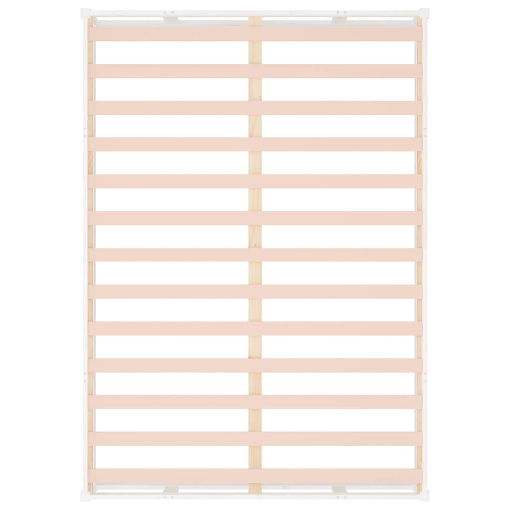 sengeramme 140x200 cm massivt træ hvid