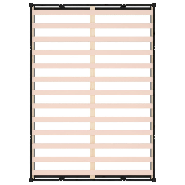 sengeramme 180x200 cm Super King massivt træ sort
