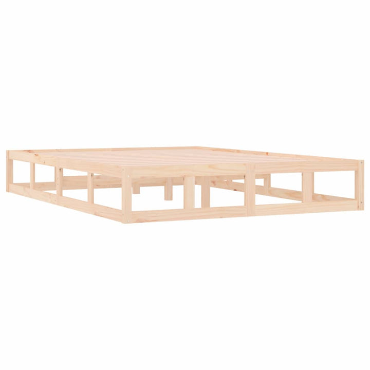 sengeramme 200x200 cm massivt træ