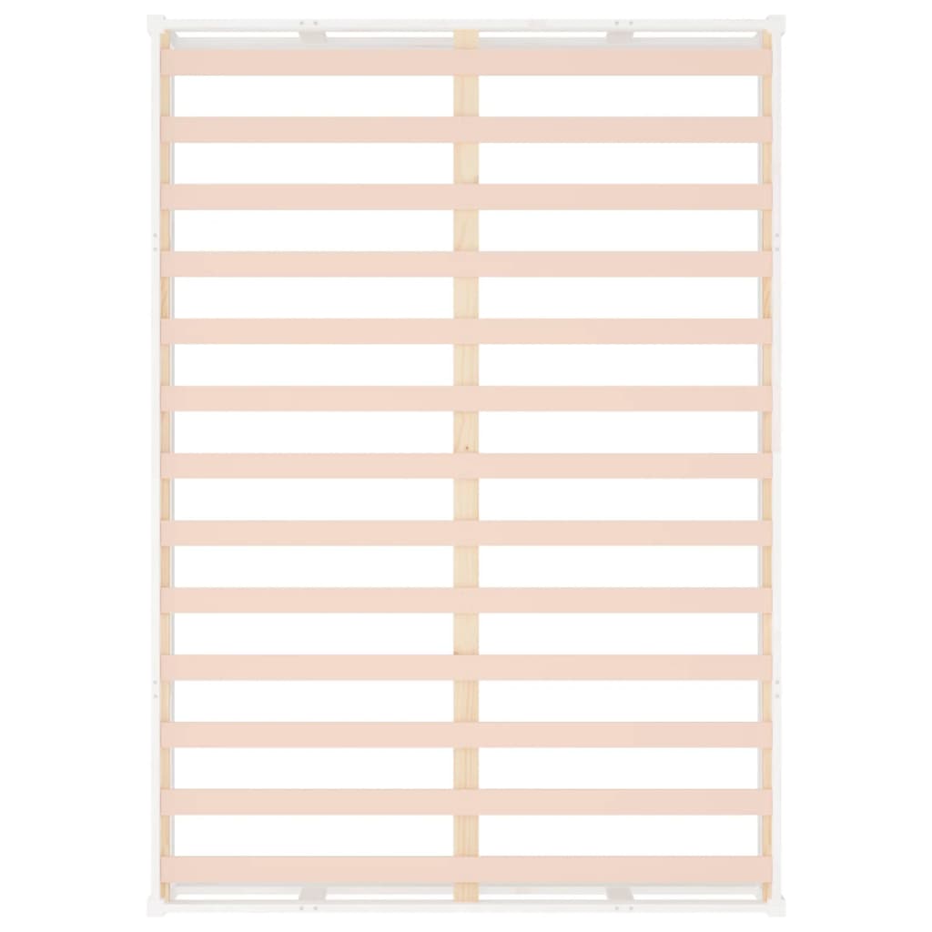 sengeramme 200x200 cm massivt træ hvid