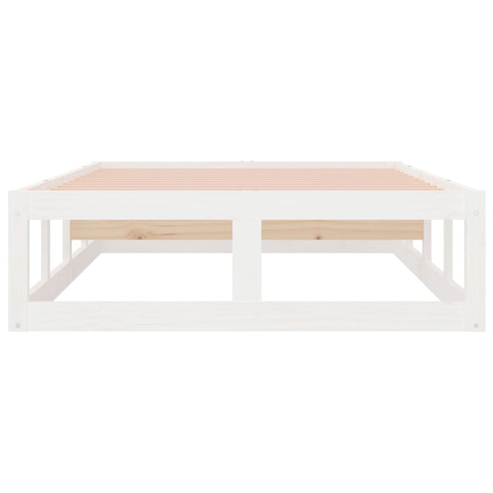 sengeramme 75x190 cm Small Single massivt træ hvid