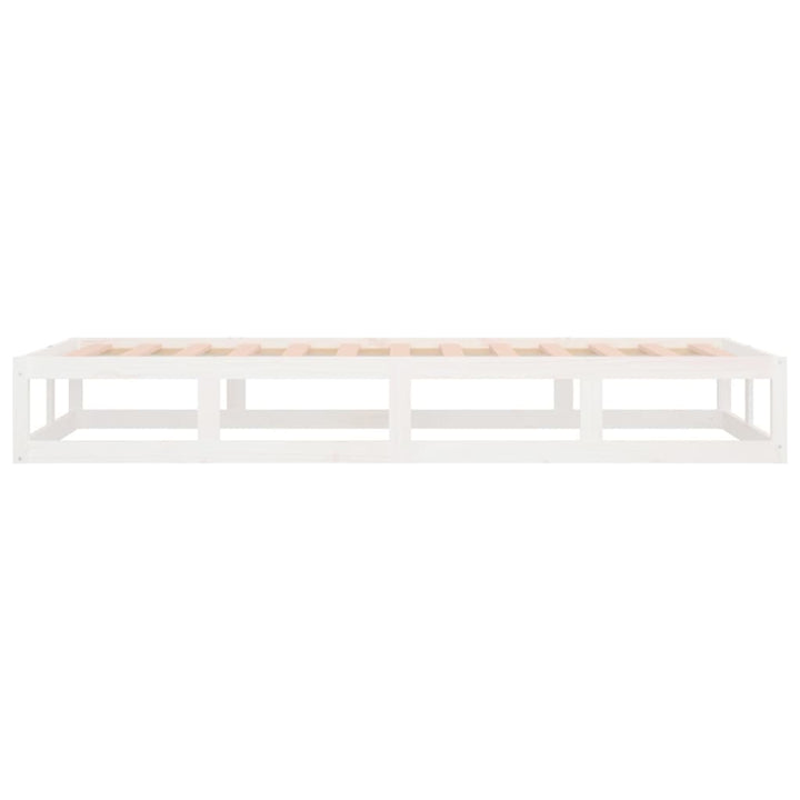 sengeramme 75x190 cm Small Single massivt træ hvid