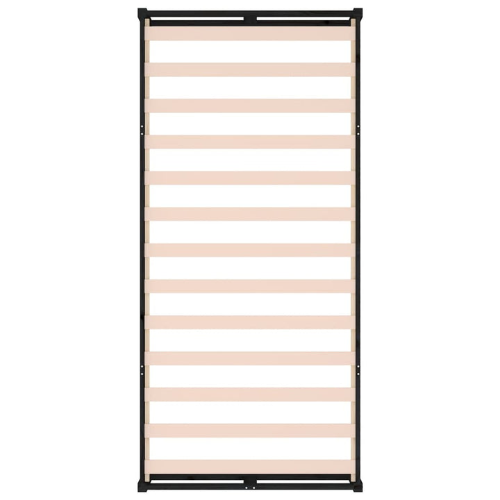 sengeramme 75x190 cm Small Single massivt træ sort