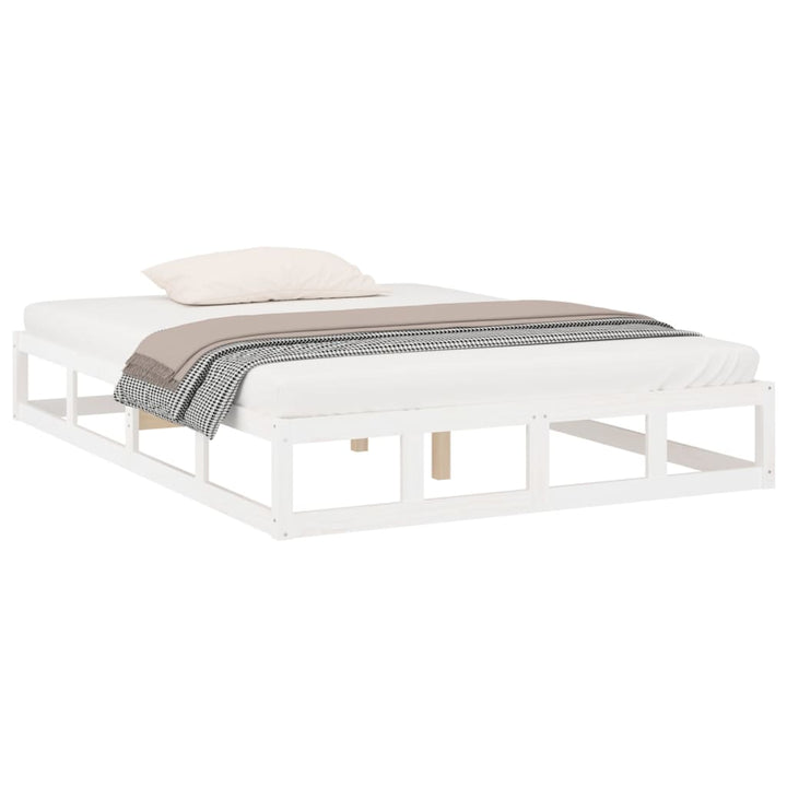sengeramme 120x190 cm Small Double massivt træ hvid