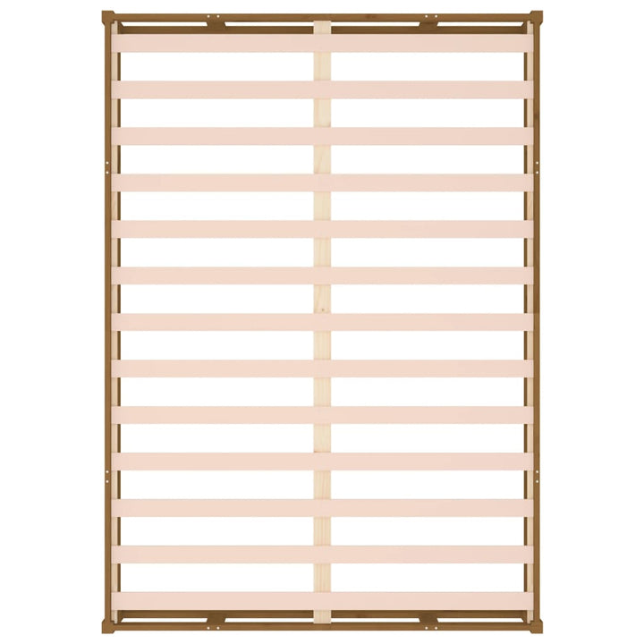 sengeramme 120x190 cm Small Double massivt træ gyldenbrun
