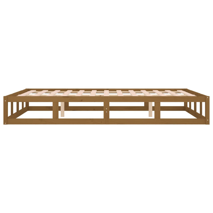 sengeramme 120x190 cm Small Double massivt træ gyldenbrun