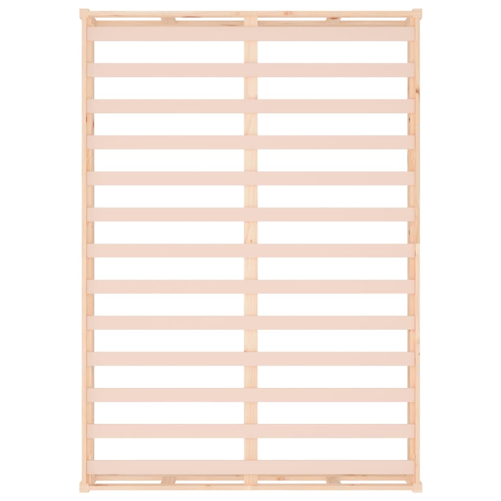 sengeramme 135x190 cm dobbelt massivt træ