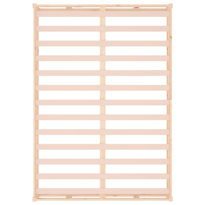 sengeramme 135x190 cm dobbelt massivt træ