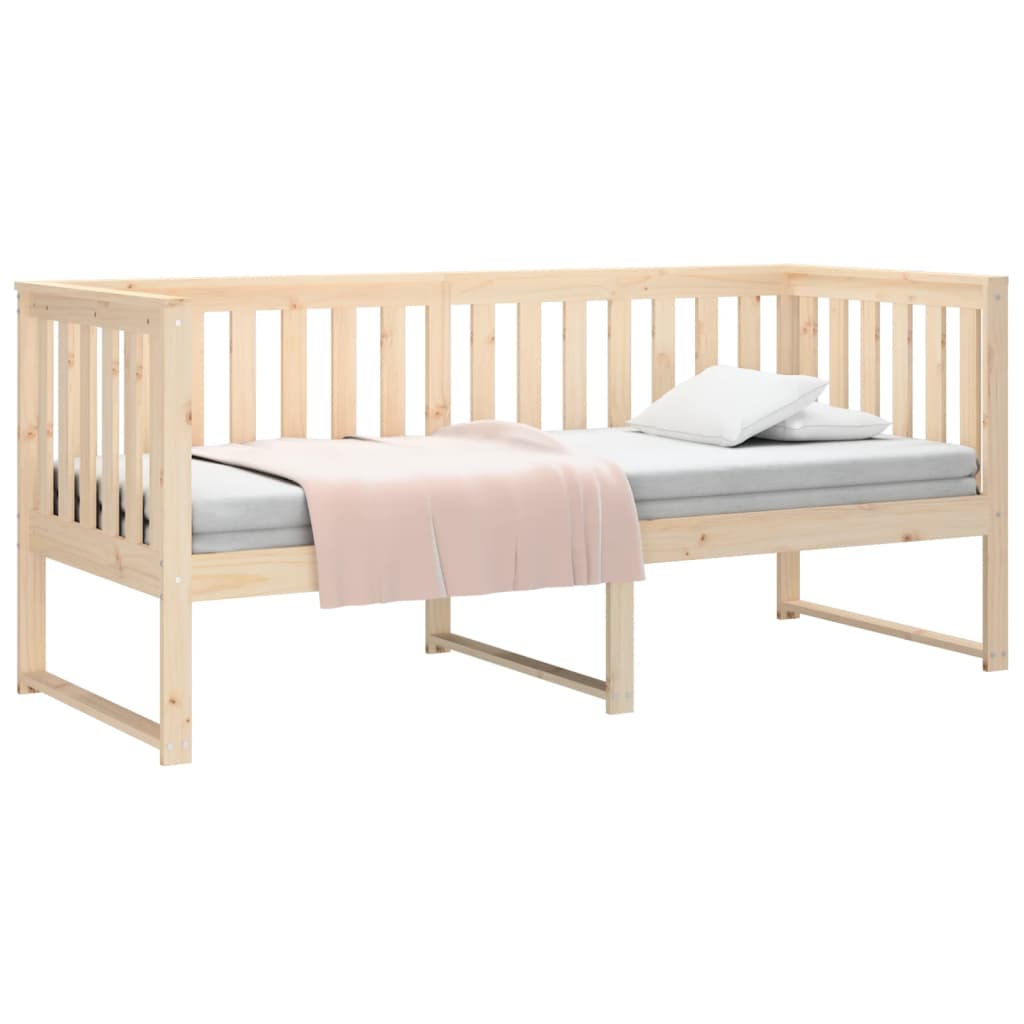 daybed uden madras 80x200 cm massivt fyrretræ