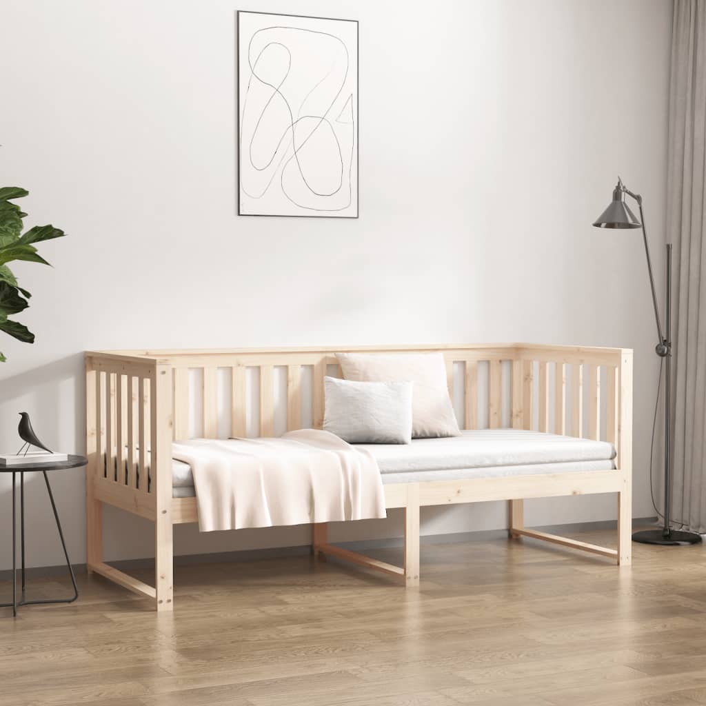 daybed uden madras 80x200 cm massivt fyrretræ