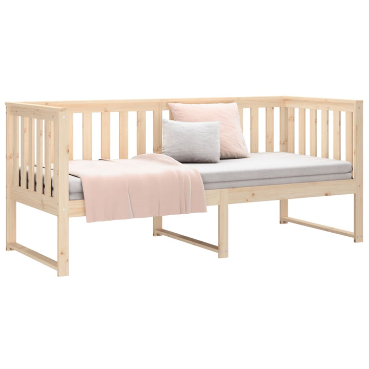 daybed uden madras 80x200 cm massivt fyrretræ
