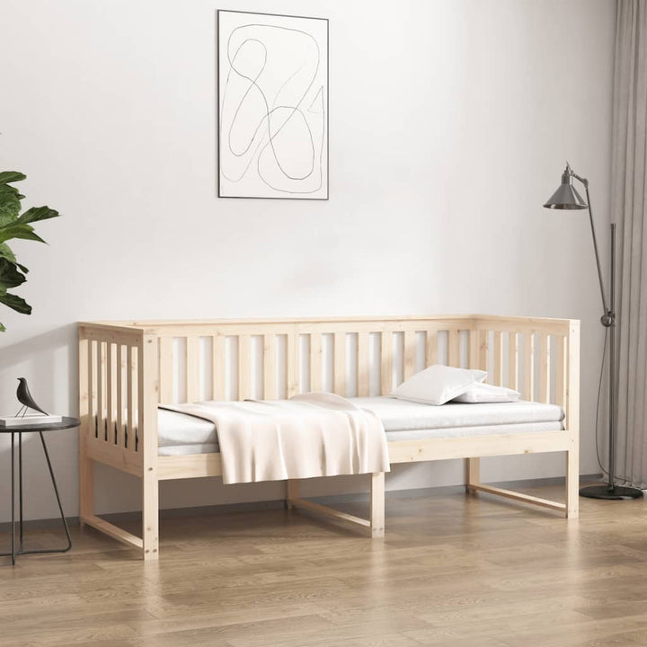 daybed uden madras 80x200 cm massivt fyrretræ