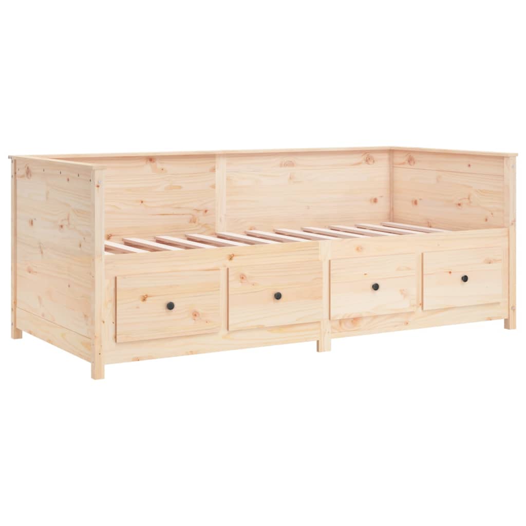 daybed uden madras 80x200 cm massivt fyrretræ