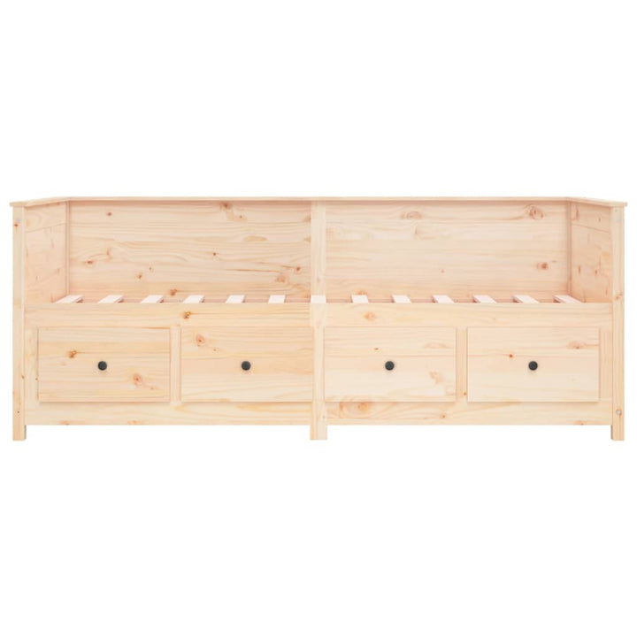 daybed uden madras 80x200 cm massivt fyrretræ