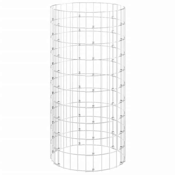 kompostbeholder Ø50x100 cm galvaniseret stål