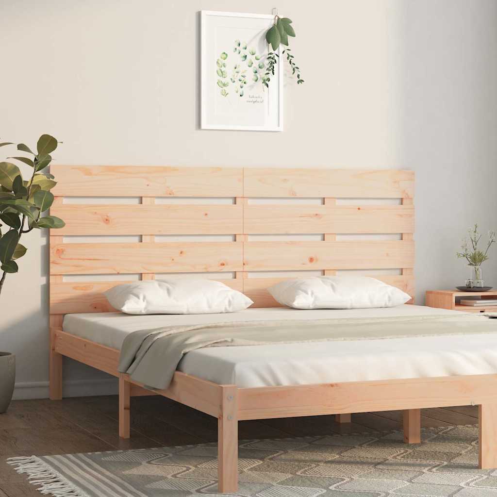 sengegærde 140x3x80 cm massivt fyrretræ