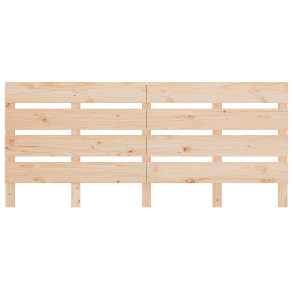 sengegærde 180x3x80 cm massivt fyrretræ