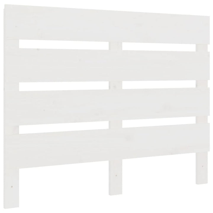 sengegærde 75x3x80 cm massivt fyrretræ hvid