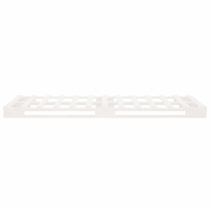 palleseng 100x200 cm massivt fyrretræ hvid