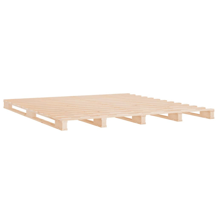 palleseng 140x200 cm massivt fyrretræ