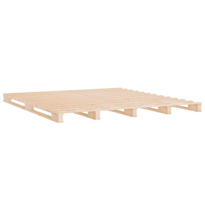 palleseng 180x200 cm Super King massivt fyrretræ