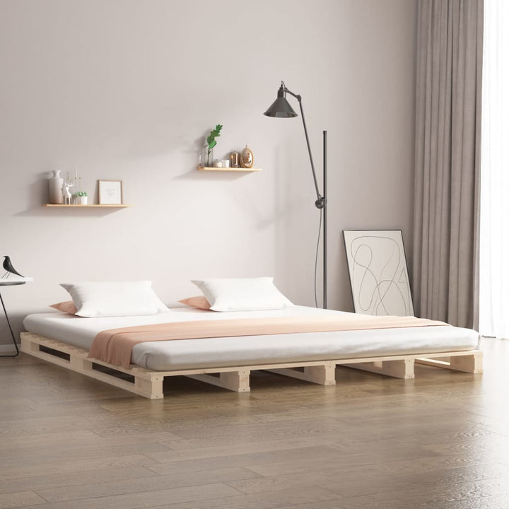 palleseng 200x200 cm massivt fyrretræ