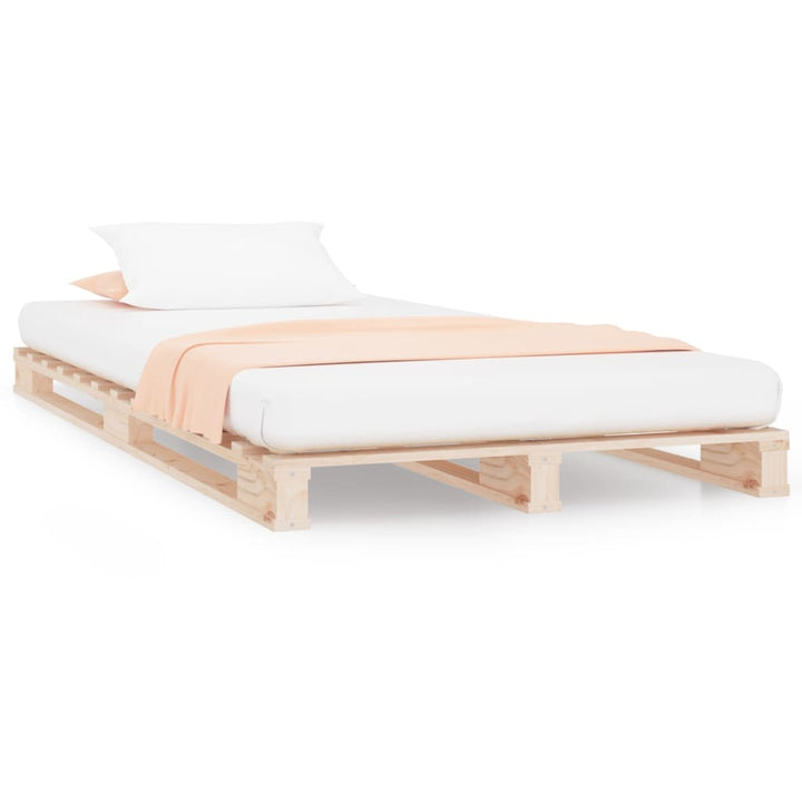 palleseng 75x190 cm Small Single massivt fyrretræ