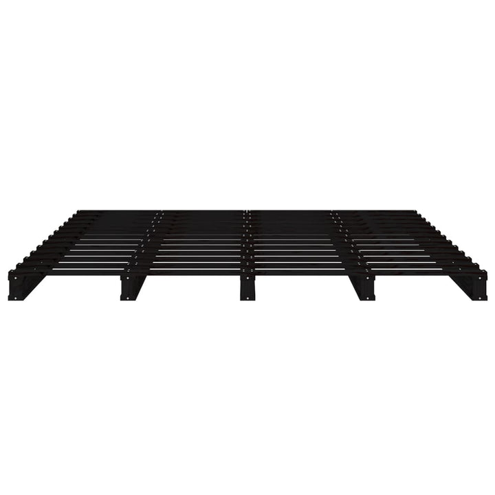 palleseng 120x190 cm Small Double massivt fyrretræ sort