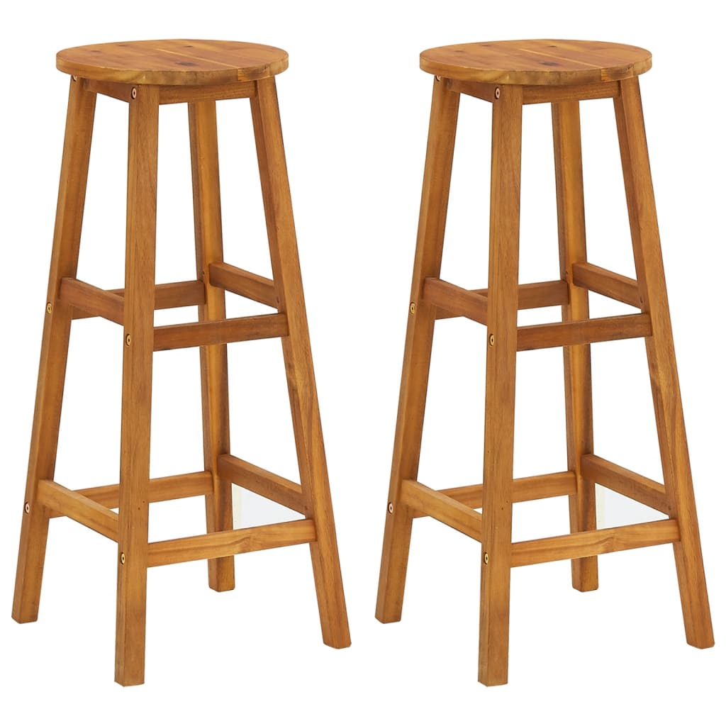 barsæt til haven 3 dele massivt akacietræ