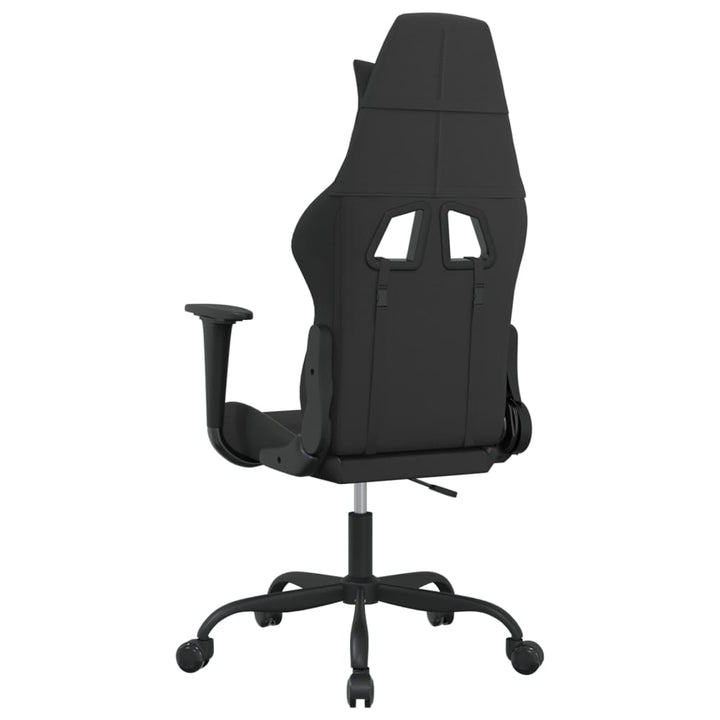 gamingstol med massagefunktion stof sort og gråbrun