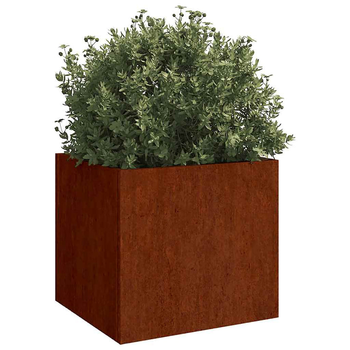plantekasser 2 stk. 32x30x29 cm cortenstål