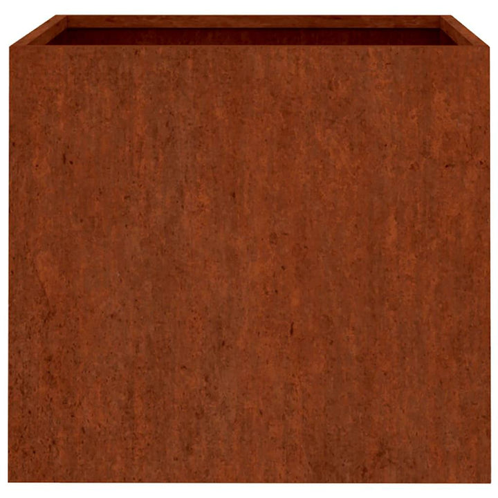 plantekasser 2 stk. 32x30x29 cm cortenstål
