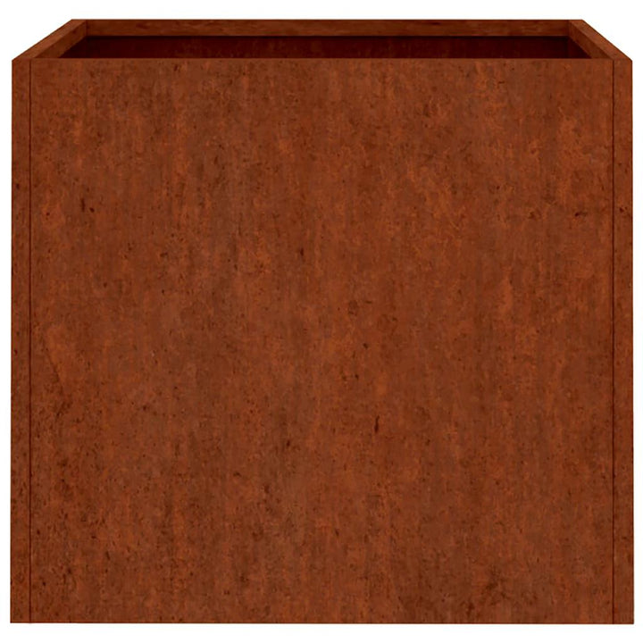 plantekasser 2 stk. 32x30x29 cm cortenstål