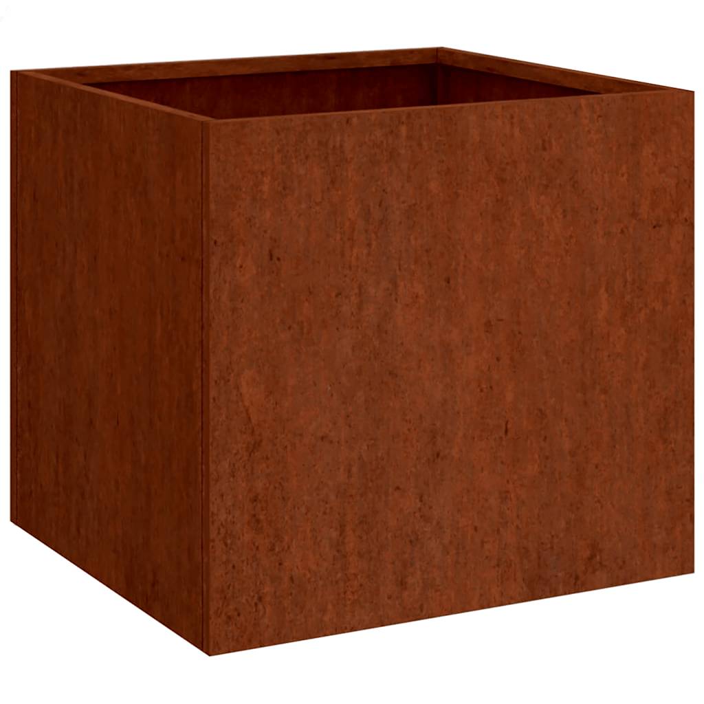 plantekasser 2 stk. 42x40x39 cm cortenstål