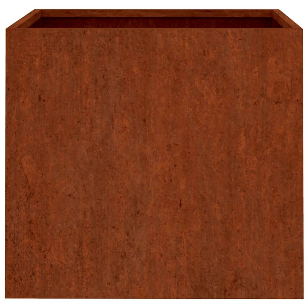plantekasser 2 stk. 42x40x39 cm cortenstål