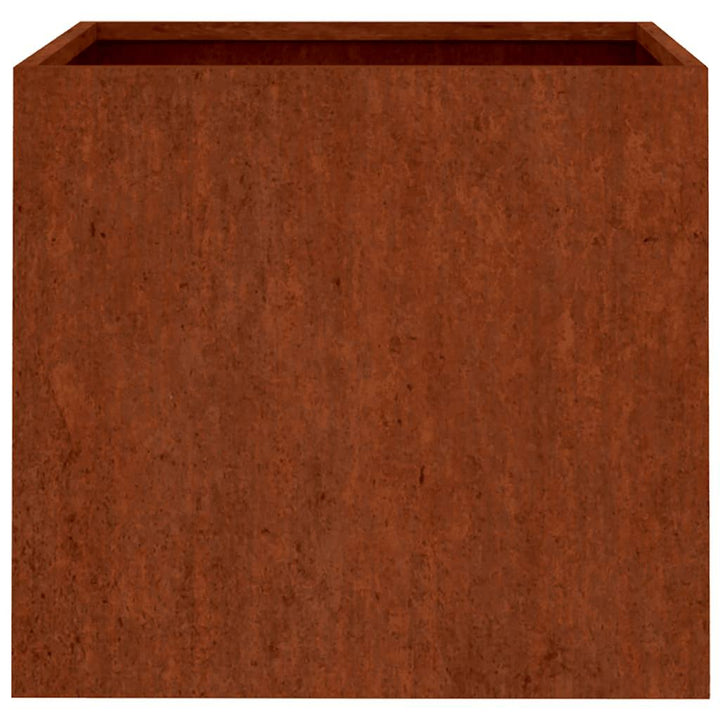 plantekasse 49x47x46 cm cortenstål