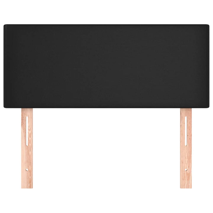 sengegavl 80x5x78/88 cm kunstlæder sort