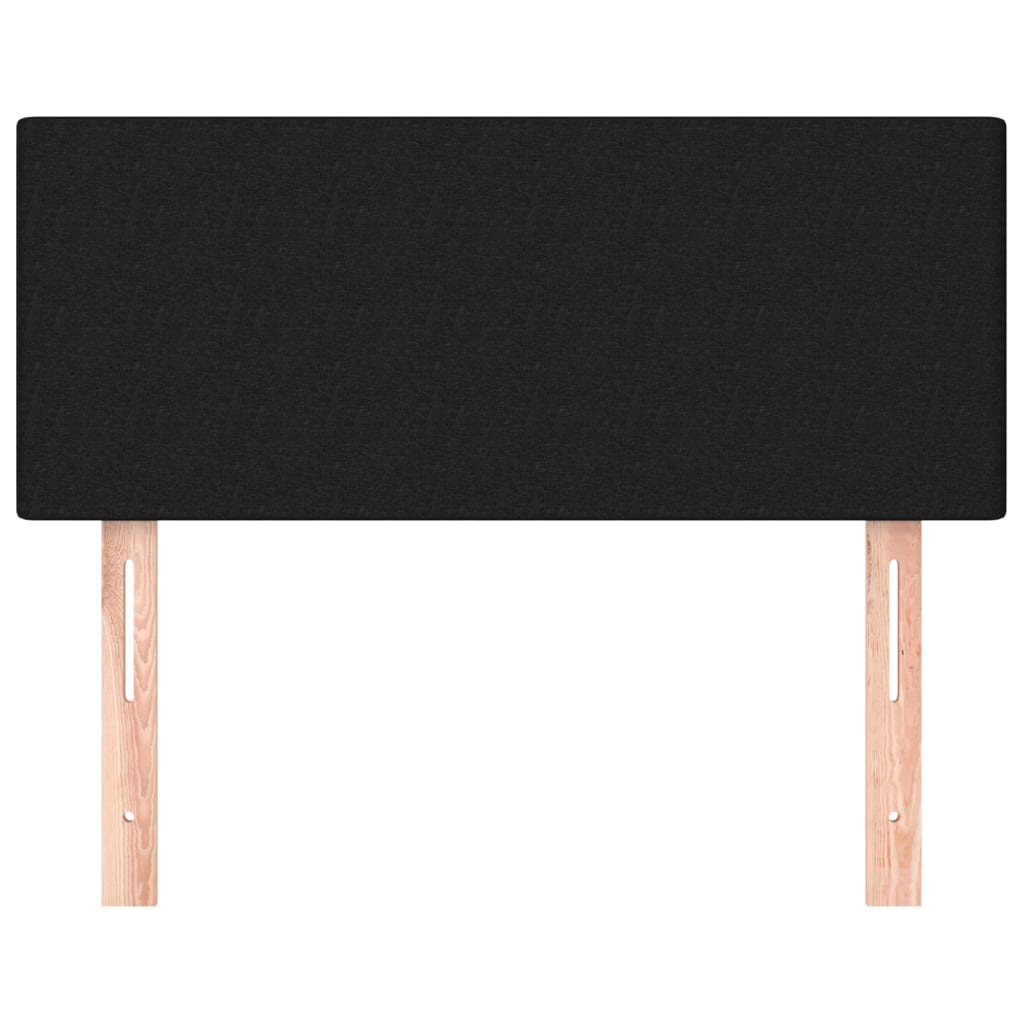 sengegavl 90x5x78/88 cm stof sort