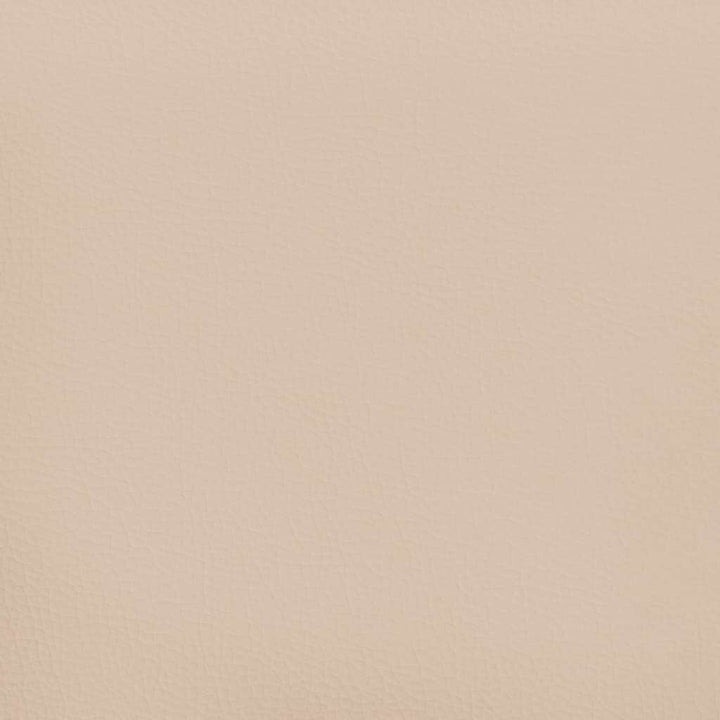sengegavl 90x5x78/88 cm kunstlæder cappuccinofarvet