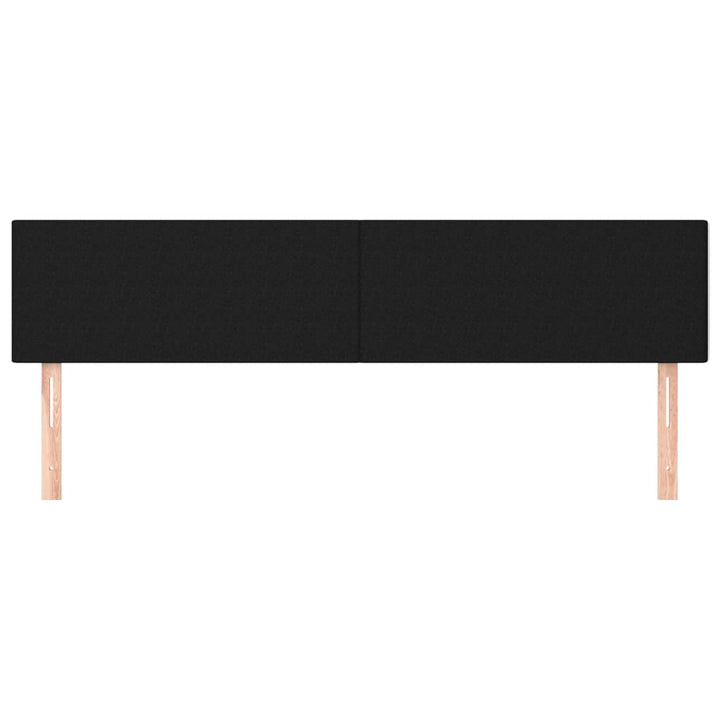 sengegavle 160x5x78/88 cm stof sort