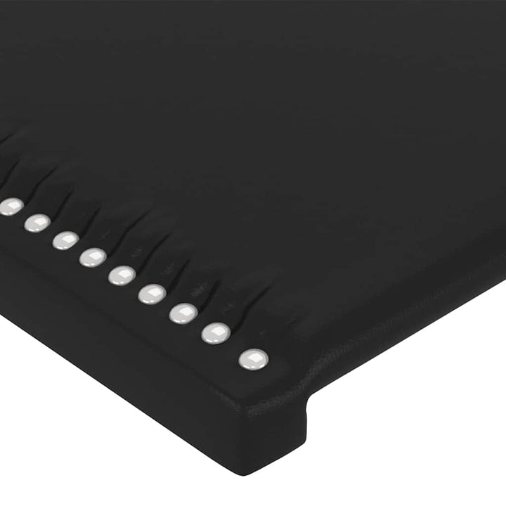 sengegavl 90x5x78/88 cm kunstlæder sort