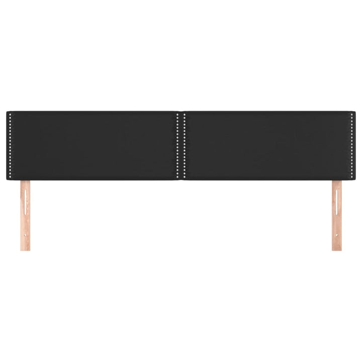sengegavle 180x5x78/88 cm kunstlæder sort