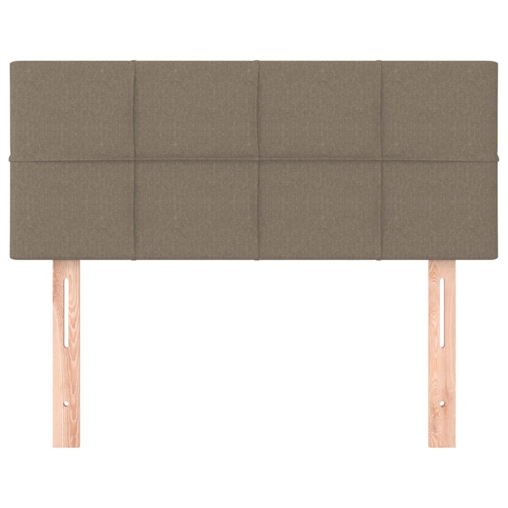 sengegavl 80x5x78/88 cm stof gråbrun