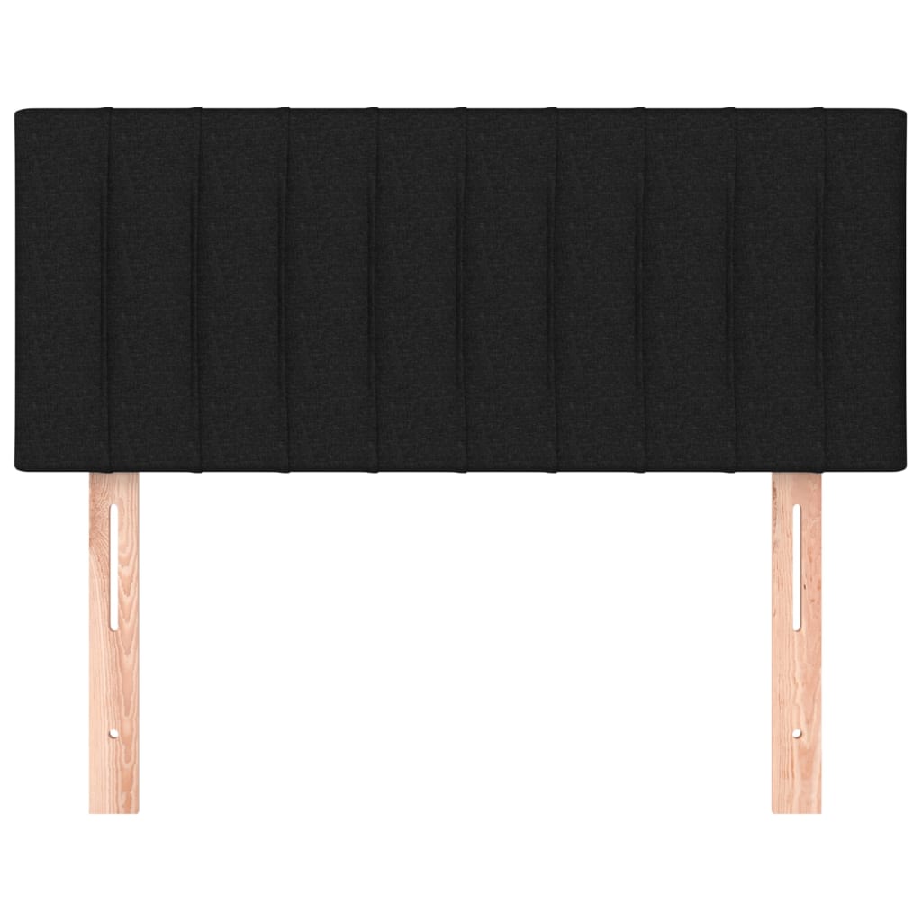 sengegavl 100x5x78/88 cm stof sort