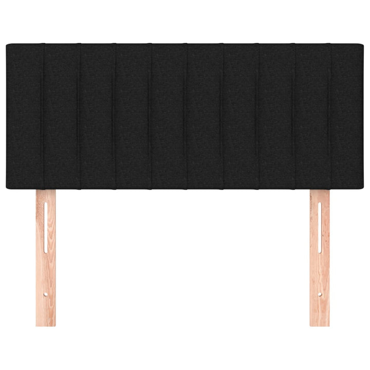 sengegavl 100x5x78/88 cm stof sort