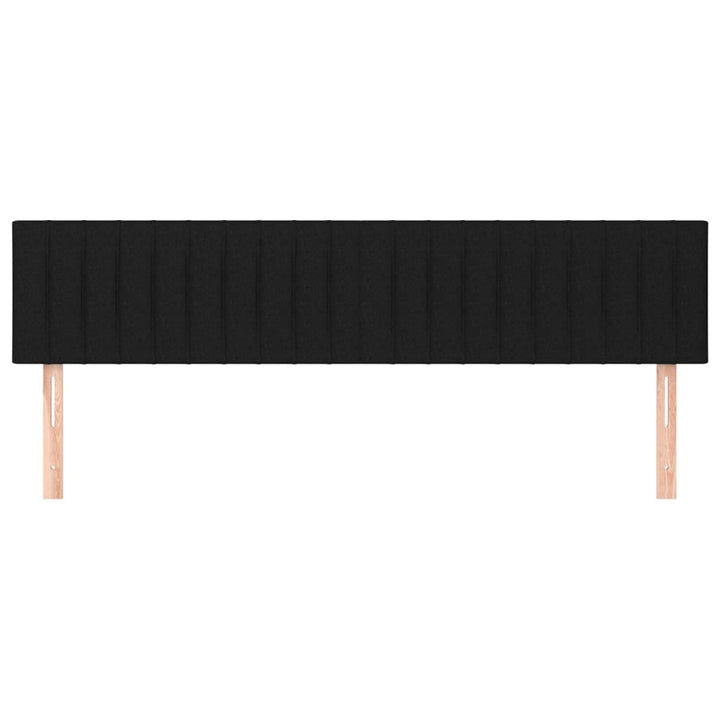 sengegavle 160x5x78/88 cm stof sort