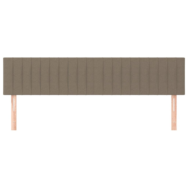 sengegavle 180x5x78/88 cm stof gråbrun