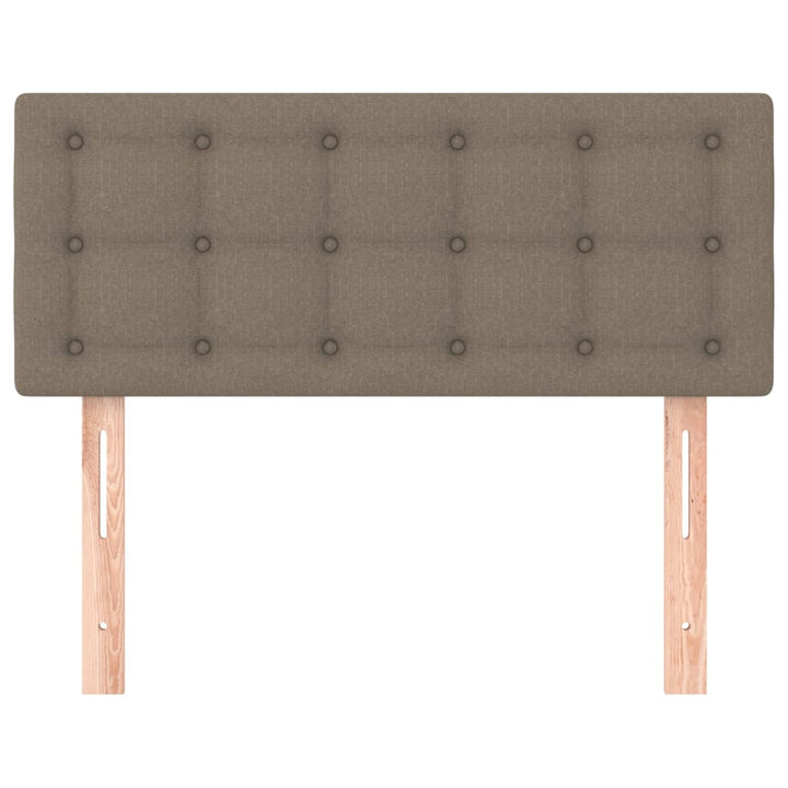 sengegavl 80x5x78/88 cm stof gråbrun